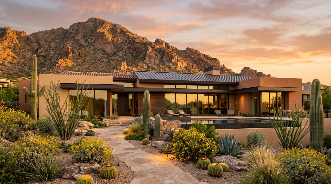 Finished luxury custom home construction project in Paradise Valley, AZ Finished luxury custom home construction project in Paradise Valley, AZ