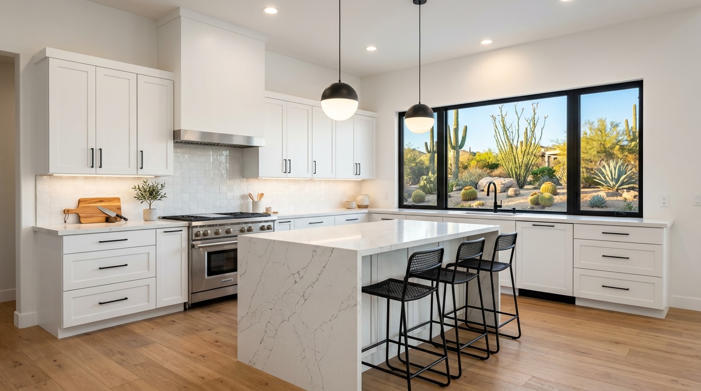 Finished general contractor kitchen remodel in a Phoenix, AZ home Finished general contractor kitchen remodel in a Phoenix, AZ home