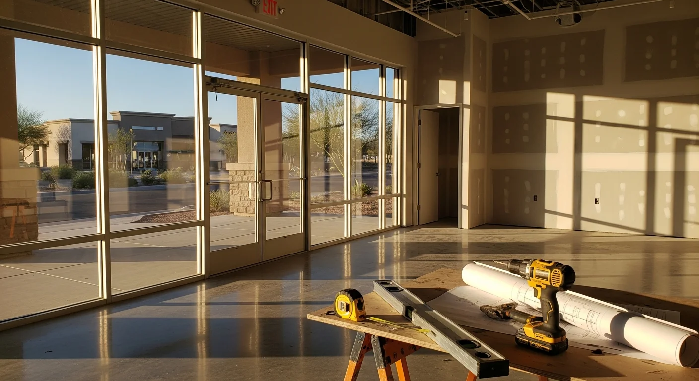 Commercial building construction and tenant improvement project