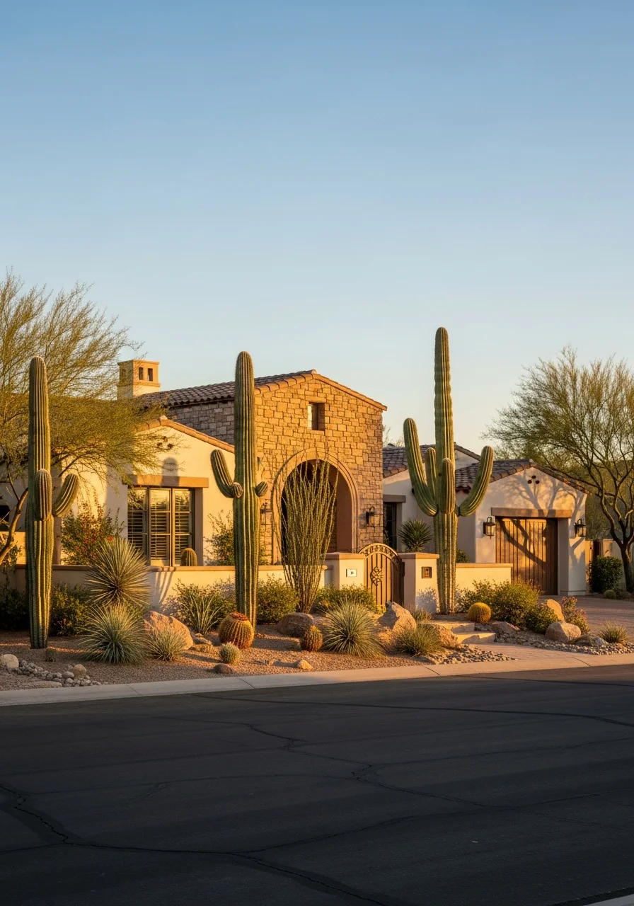 Paradise Valley residential property with elegant design, manicured grounds, and exclusive community setting.