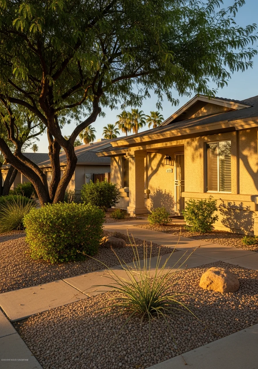 Tempe residential home with front yard landscaping and neighborhood context.